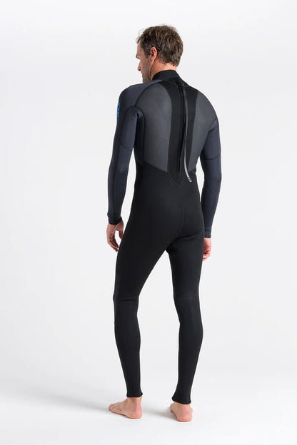 C Skins Element 3/2mm Men's Summer Wetsuit 2025 - Black/Anthracite/Cyan