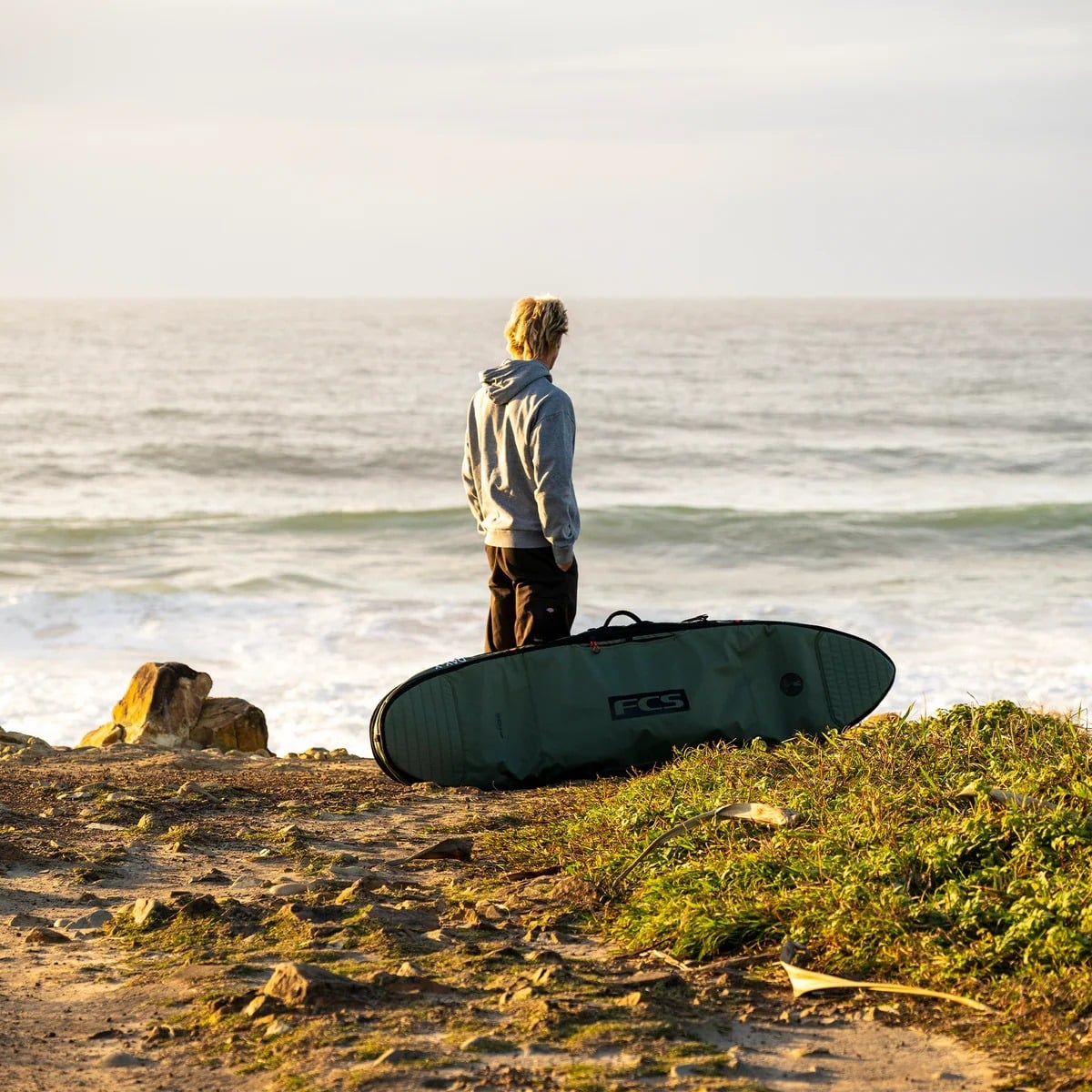 FCS Day-X Mid-Length Surfboard Bag - Alpine