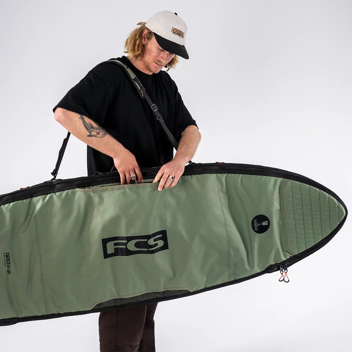 FCS Day-X Mid-Length Surfboard Bag - Alpine