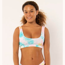 Sisstr Evolution Radiant Waters Bralette Bikini Top in Tie Dye