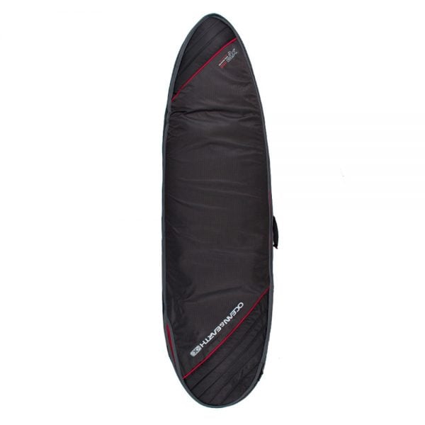Ocean & Earth Double Compact Fish Cover - Black / Red