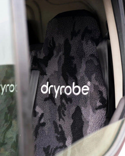 Dryrobe Double Car/Van Seat Cover - Black Camo