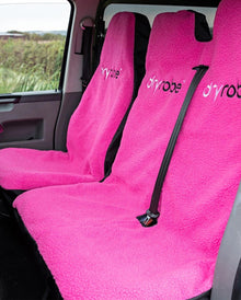 Dryrobe Double Car/Van Seat Cover - Black/Pink