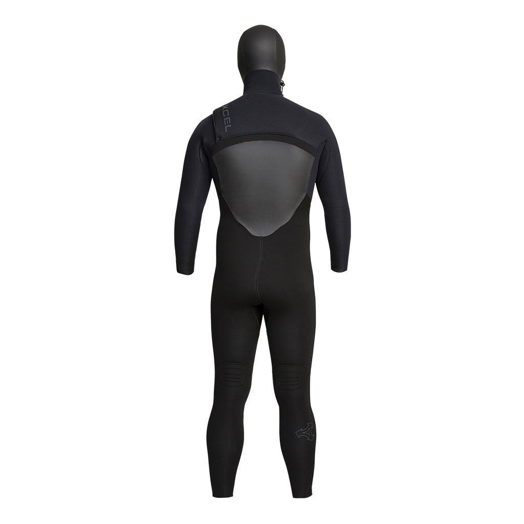 Xcel Drylock 6/5mm Men's Hooded Chest Zip Winter Wetsuit 2025 - Black