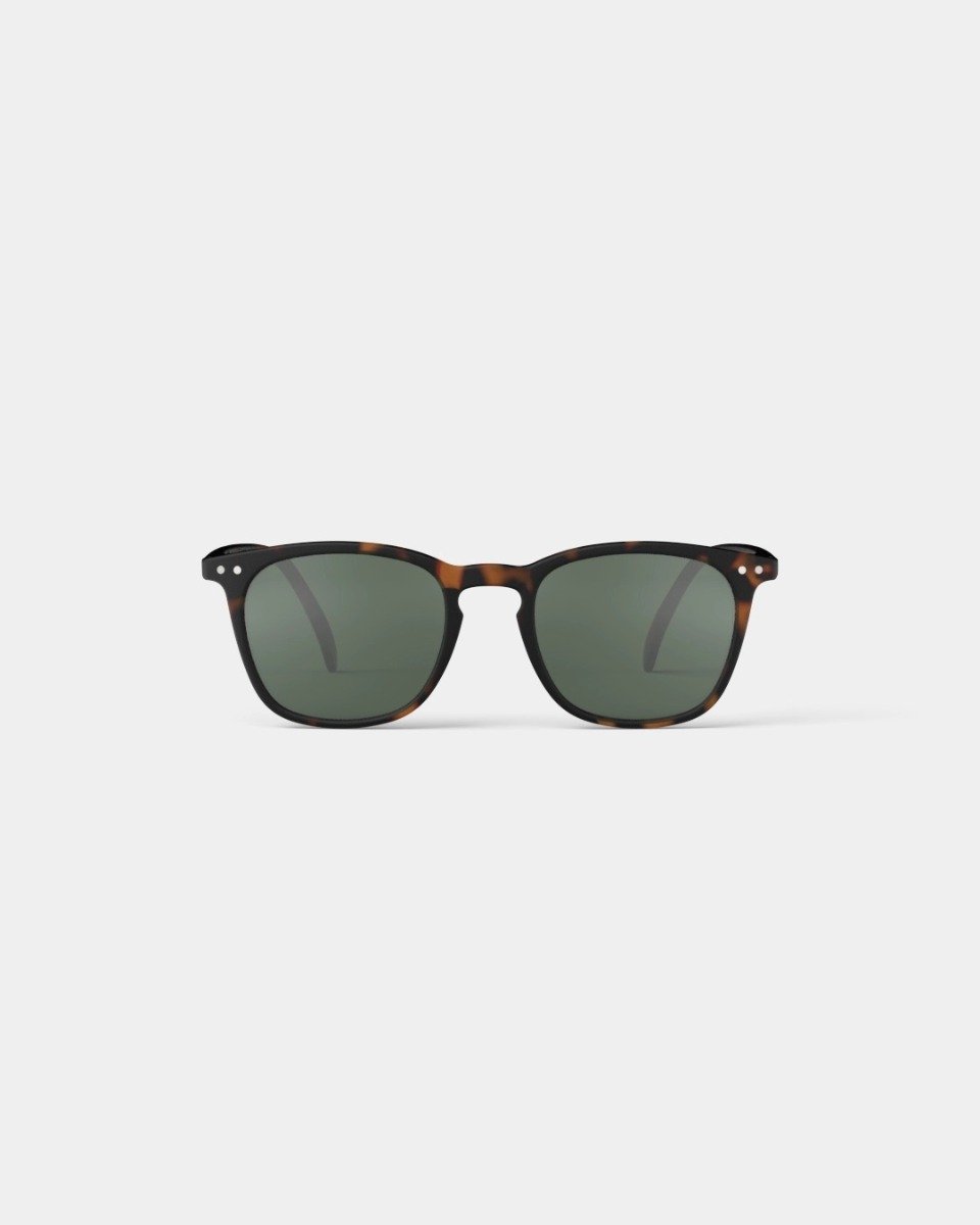 Izipizi #E SUN Sunglasses in Tortoise / Green Lenses