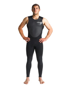 C Skins Element 3/2mm Mens Long John 2021 - Black - Front