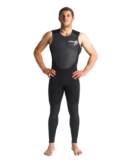 C Skins Element 3/2mm Mens Long John 2021 - Black - Front