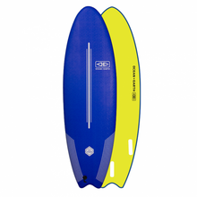 Ocean and Earth Ezi Rider 5'6" Twin Fin Softboard - Navy - Full View