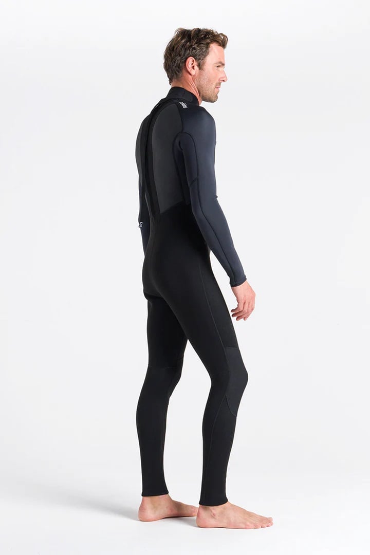C Skins Element 3/2mm Men's Summer Wetsuit 2025 - Black/Anthracite/Cyan