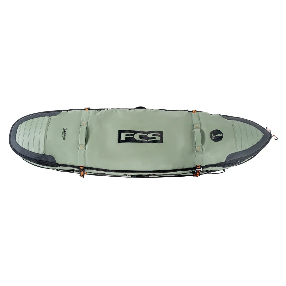 FCS Travel 2 Shortboard/Fish Board Cover in Alpine