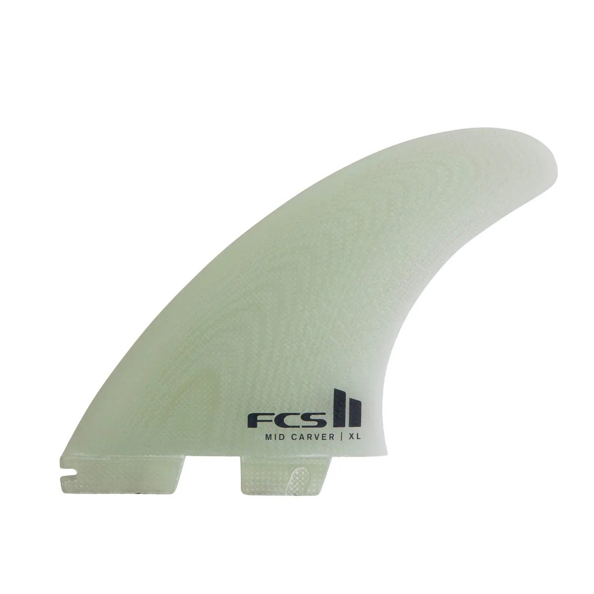 FCS II Mid Carver PG 2+1 Fin Set in Clear