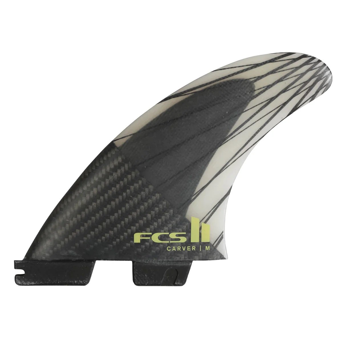 FCS II Carver PC Carbon Tri Fins in Eucalyptus