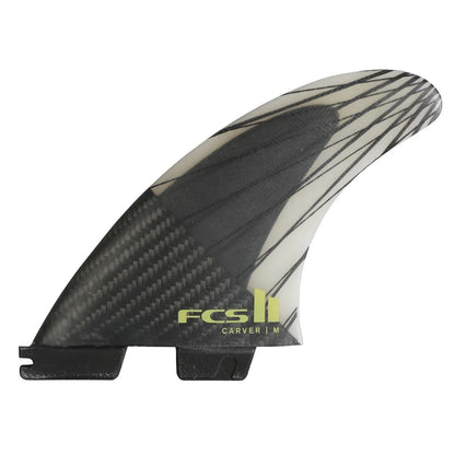 FCS II Carver PC Carbon Tri Fins in Eucalyptus