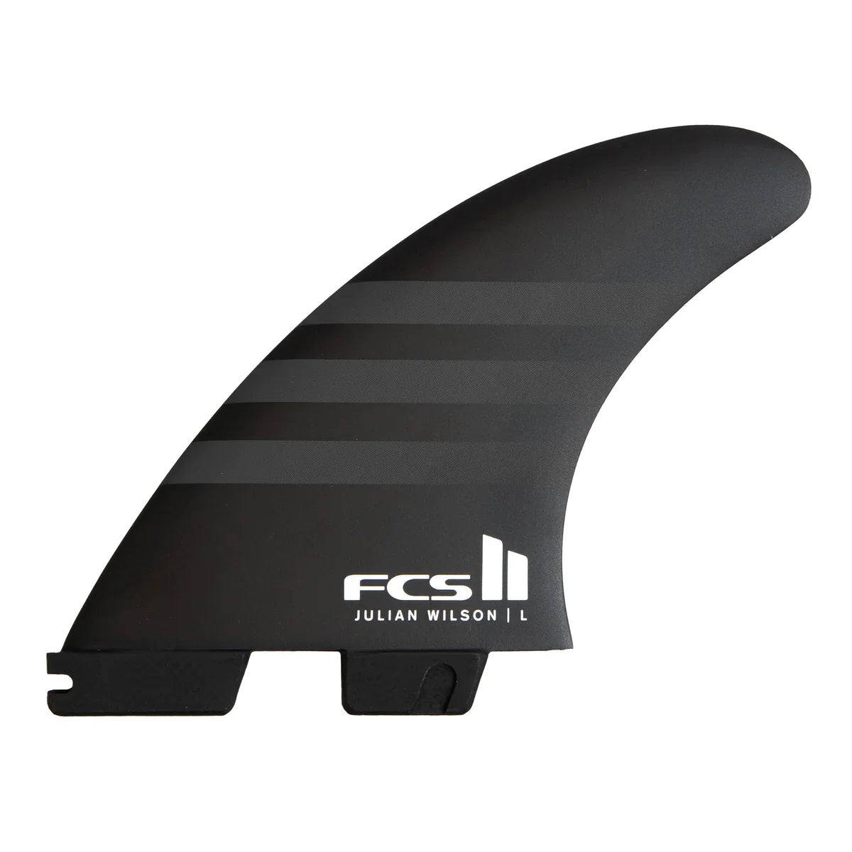 FCS II Julian Wilson Performance Core Aircore Thruster Fins in Black