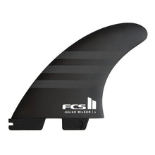 FCS II Julian Wilson Performance Core Aircore Thruster Fins in Black