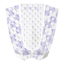 FCS Caroline Marks Eco 3-Piece Surfboard Traction Pad in Lavender/White Check