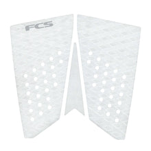 FCS T-3 Fish Eco Traction Surfboard Pad - White / Cool Grey