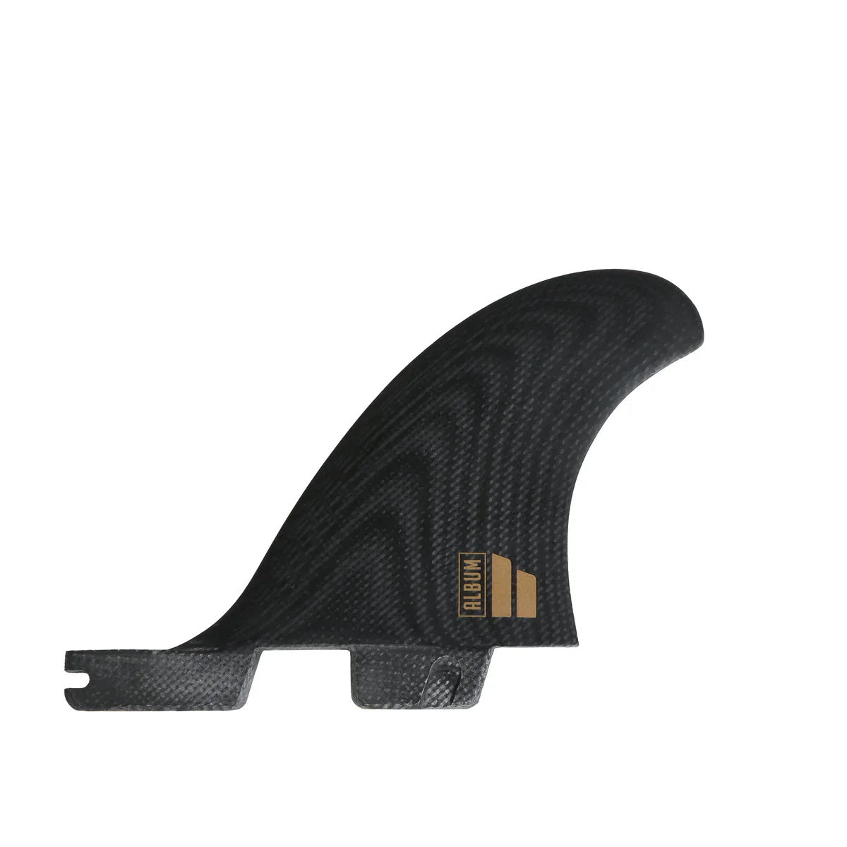 FCS II Album PG Twin +1 Fins - Black/Gold