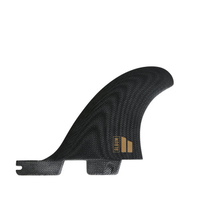 FCS II Album PG Twin +1 Fins - Black/Gold