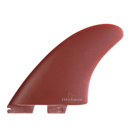 FCS II Christenson PG Twin Fins in Blood Red