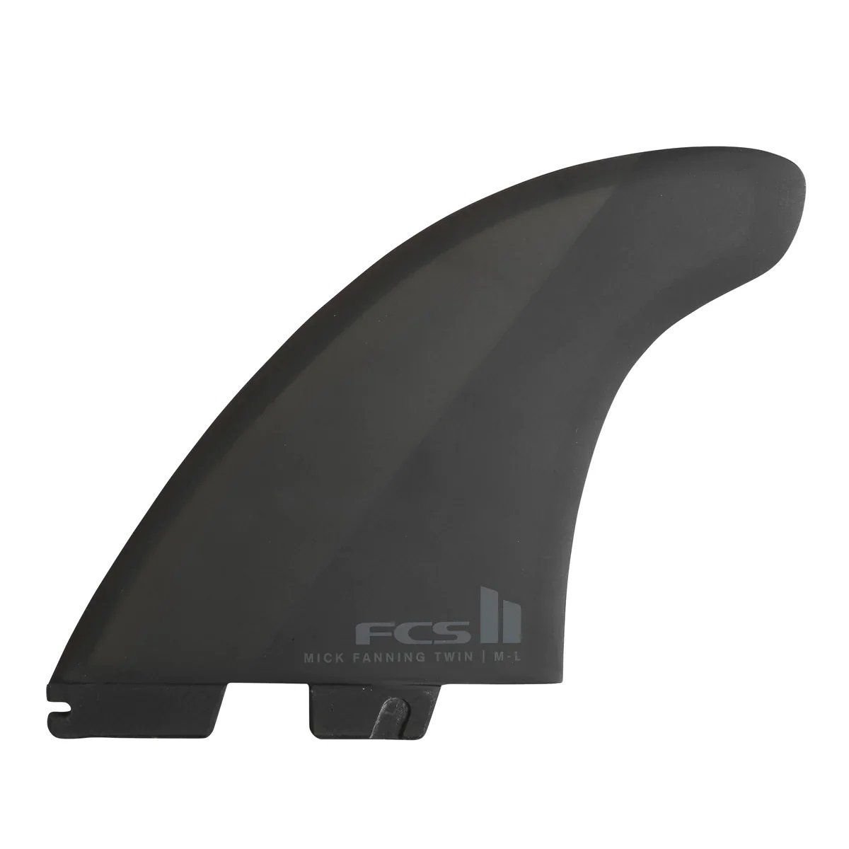 FCS II Mick Fanning PC Twin + Trailer Fins in Black