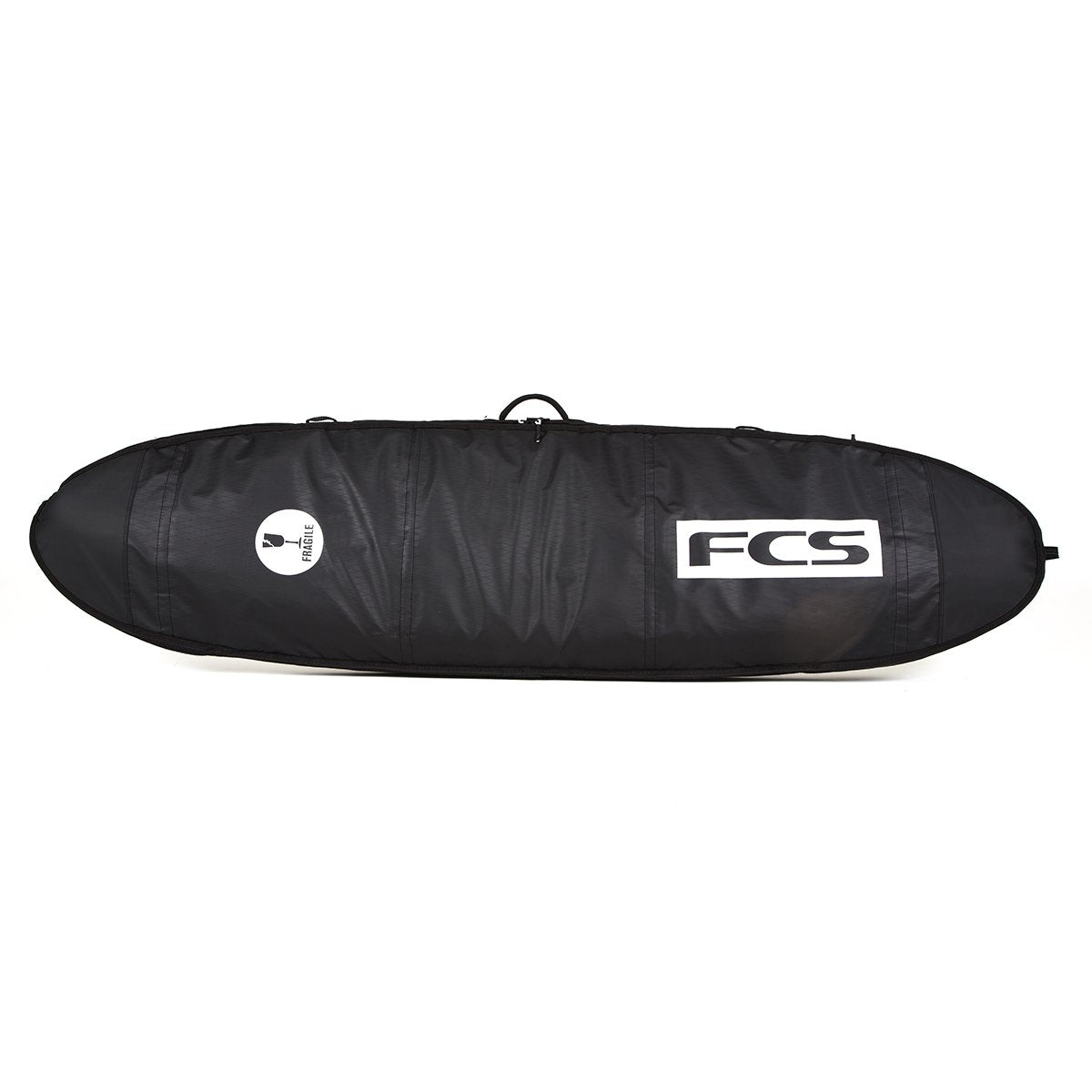 FCS Travel 1 Longboard Cover - Black/Grey