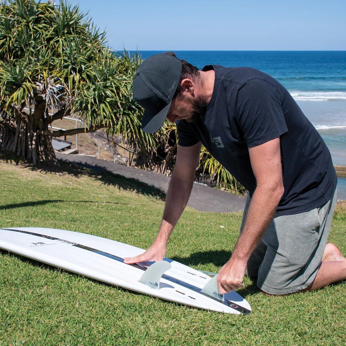 FCS II Mid Carver PG 2+1 Fin Set - | Wetsuit Centre