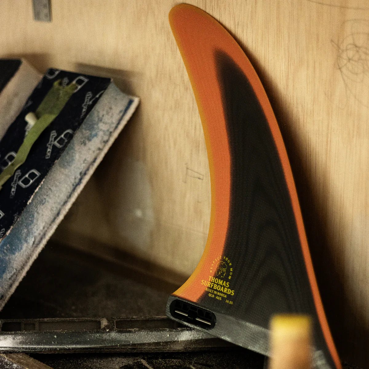 FCS II Thomas Longboard Single Fin - Flame