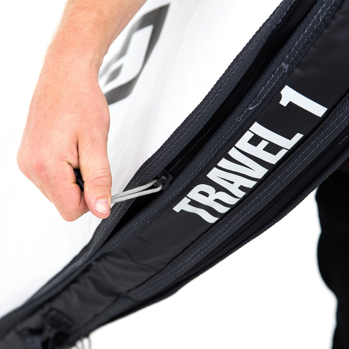 FCS Travel 1 Fun Board Cover - Black/Grey