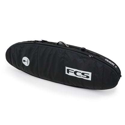 FCS Travel 2 Fun Board Cover - Black/Grey