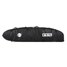 FCS Travel 2 Wheelie Longboard Bag in Black/Grey
