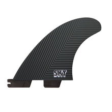 FCS II Sky Brown PC Small Tri Fins - Seafoam/Lavender