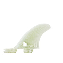 FCS II Power Twin + Stabiliser Performance Glass Fins - Clear