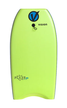 Vision Flare 40 inch Bodyboard 2021 - Lime/Blue