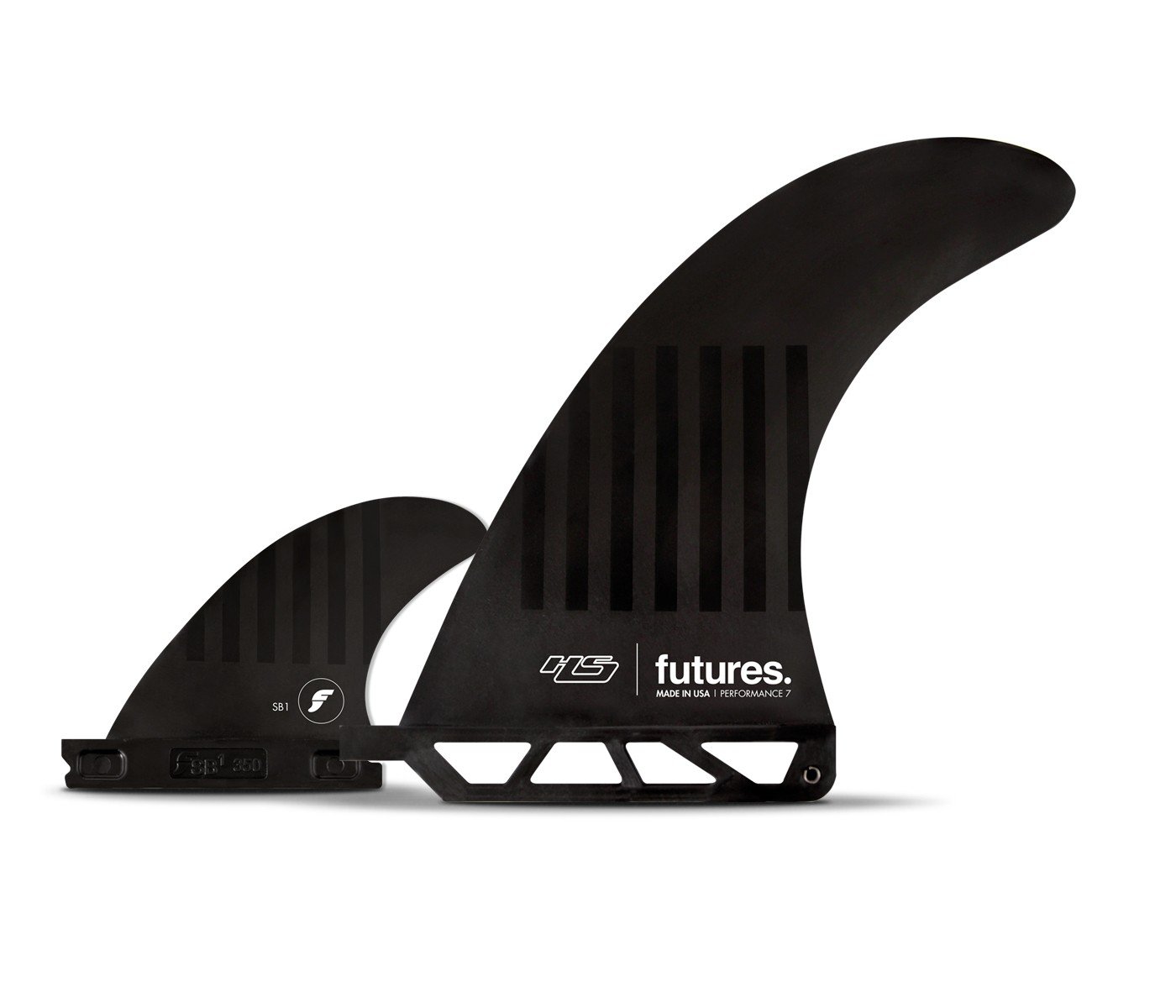 Futures Hayden Shapes Alpha 2+1 Fins - Black