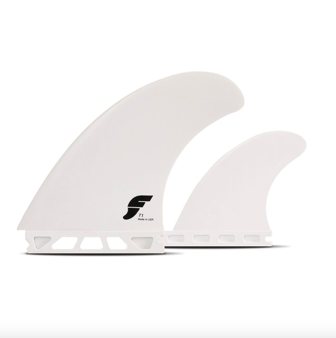 Futures T1 Thermotech Twin + Trailer Fins in White