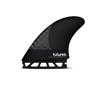 Futures Rob Machado Pivot Blackstix Thruster Fins - Swirl