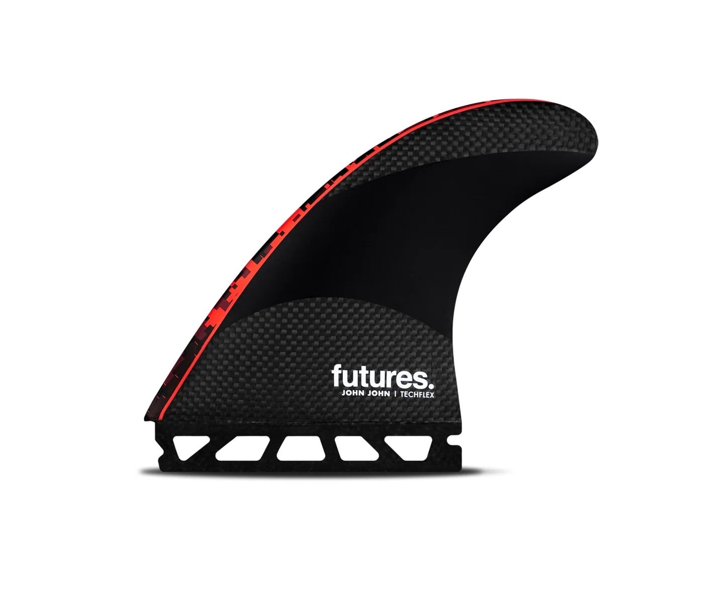 Futures John John Florence Techflex Fins - Large - Digi Red