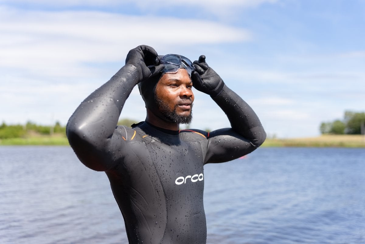 Orca Killa Hydro Swim Goggle Mask - Black/Smoke