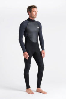 C Skins Element 3/2mm Men's Summer Wetsuit 2025 - Black/Anthracite/Cyan