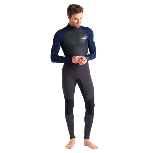 C Skins Men's Element 3/2mm Summer Wetsuit 2025 - Anthracite/Slate/Lime