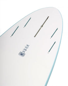 Ocean and Earth Happy Hour Epoxy 6ft Soft Surfboard 2021 - Sea Mist - Fin Set Up