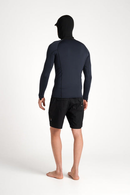 C-Skins HDi Skins Mens LS Hooded Vest - Black