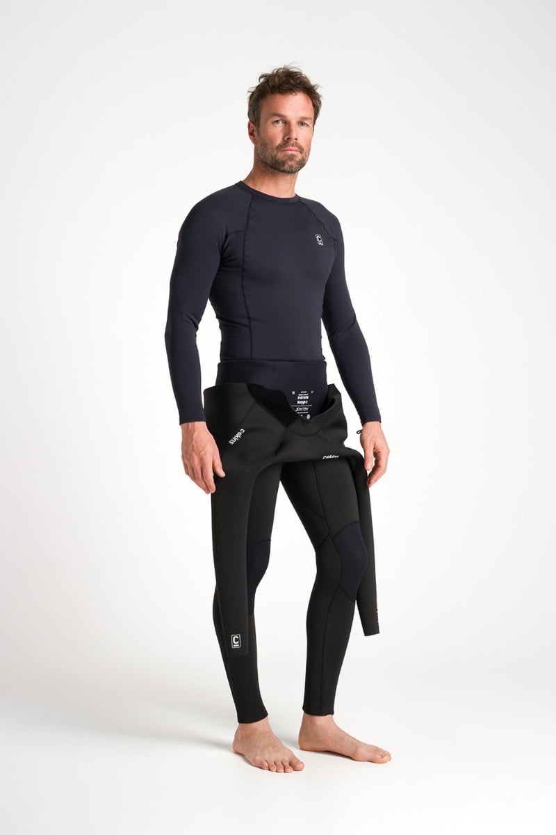 C-Skins HDi Skins Thermal Mens LS Vest - Black