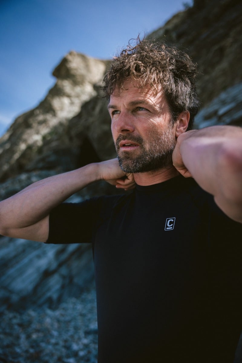 C-Skins HDi Skins Mens SS Thermal Rash Vest - Black