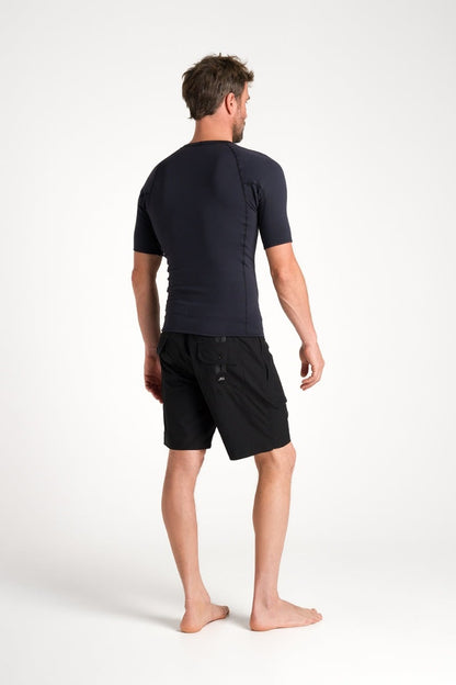 C-Skins HDi Skins Mens SS Thermal Rash Vest - Black