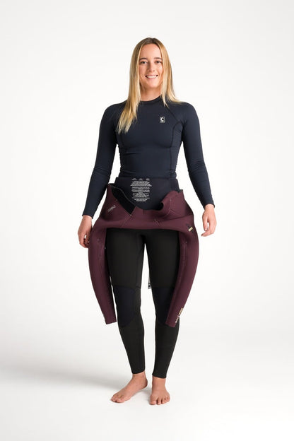 C-Skins HDi Skins Womens LS Vest - Black