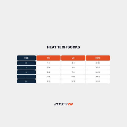 ZONE3 Neoprene Heat-Tech Warmth Swim Socks - Black