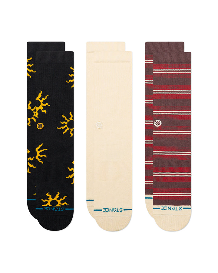 Stance Heatwave Crew Socks (3pcs) - Multi