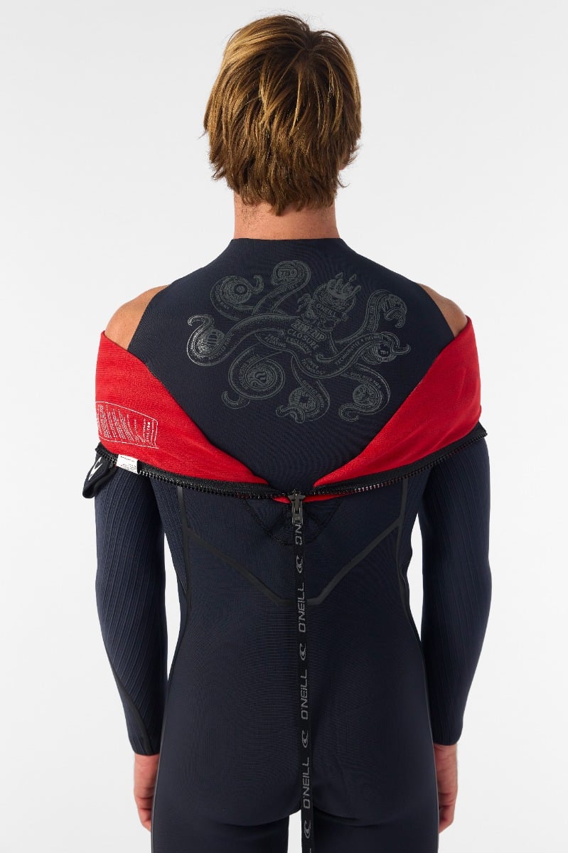 O'Neill Hyperfreak Fire 4/3+mm Back Zip Wetsuit 2026 - Black